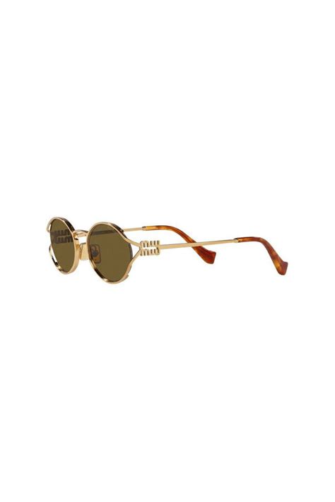 miu miu 52ys brass gold|Miu Miu MU 52YS L (54 .